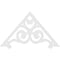 Ekena Millwork Pitch Hurley Architectural Grade PVC Gable Pediment, 36"W x 21"H x 1"P (14/12) GPP036X021X100HUR - alternate 5